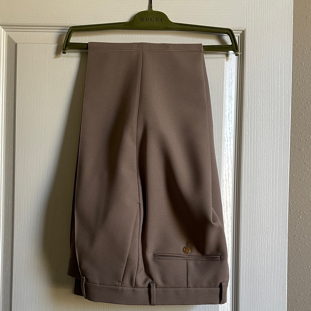 NWOT - Gucci Taupe Tailored Pants